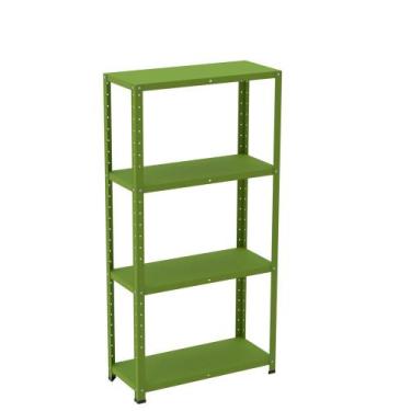 Imagem de Estante de Aço com 4 Prateleiras Linha Light 1,40 M Verde - Pandin