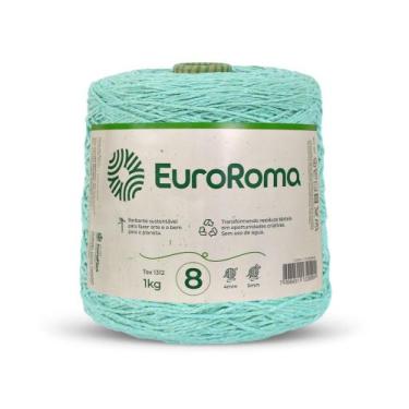 Imagem de Barbante Colorido Euroroma 1 Kilo Fio Nº8 de 1312 TEX e 762 Metros Cro