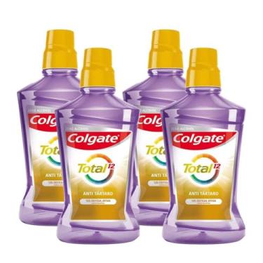 Imagem de Kit 4 Enxaguantes bucal Colgate Total 12 Zero Álcool Anti-Tártaro 250ml
