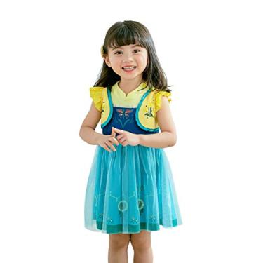 Imagem de Dressy Daisy Vestido de princesa para festa de Halloween fantasia saia de tule roupa de verão para bebês e meninas pequenas, Estilo 4 (apenas vestido), 2 Anos