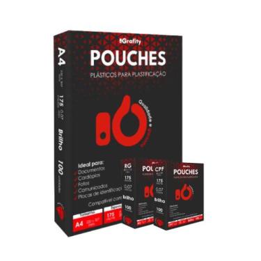 Imagem de Plástico Plastificação 400 Grafity 1 RG, 2 CPF (Título Eleitor) E 1 A4