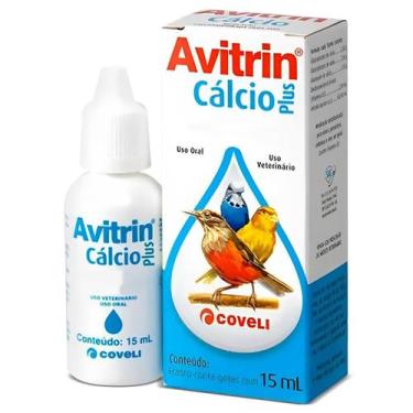 Imagem de Avitrin Calcio Plus 15ml Para Aves Suplemento Vitaminico  - Coveli