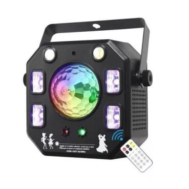 Imagem de Multi Raio 4 Em 1 Dmx Rgbw + Uv Led Bola Mágica Strobo - AD LIGHT