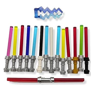 Imagem de LEGO Sabre de Luz Star Wars Cores Raras e Cabos Metálicos (Total 15 Incluindo Trans-Green)