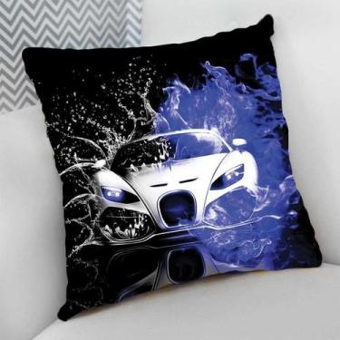 Imagem de Almofada Decorativa 25x25 Personalizado Carro Tunado Tunnig Água e Fog