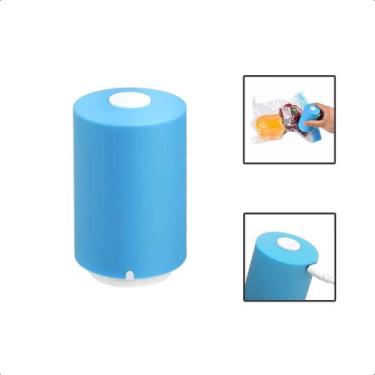 Imagem de Mini Bomba Sucção Ar Vácuo Recarregável Portátil Saco - UnyHome