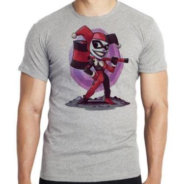 Imagem de Camiseta Arlequina Palhaço Blusa criança infantil juvenil adulto camis