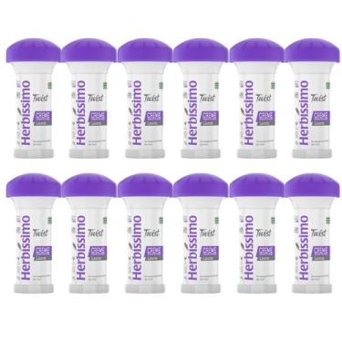 Imagem de Kit 12 Desodorante Twist Creme Lavanda Herbíssimo 45G - Dana - Dana Co