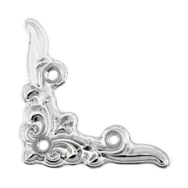 Imagem de Cantoneira Pequena 4 Peças Decoração Acabamento Caixas Bandejas Espelh