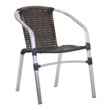 Imagem de Conjunto 4 Cadeiras Floripa em Alumínio para Área, Cozinha, Jardim Tra