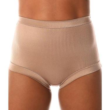 Imagem de Calcinha Demillus Bourbon 26406 Modelagem Alta Poliamida, Bege rosado,