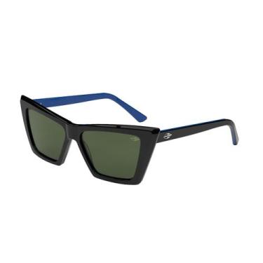 Imagem de Óculos Solar Mormaii M0117a0271 Preto Brilho Lente Verde, Preto