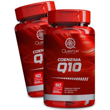 Imagem de 2 Potes Coenzima Q10 Ativa Kit 120 Cápsulas - Quantum  - Quantum Nutri
