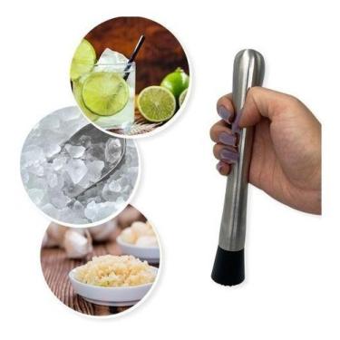 Imagem de Maximize o sabor com o Macerador de Caipirinha Inox para Drinks e Cozi
