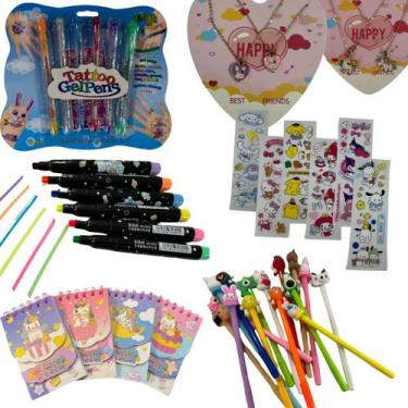Imagem de Papelaria Kit Fofa Diversos Itens Fofos Criativos Presente - MLBpel, M