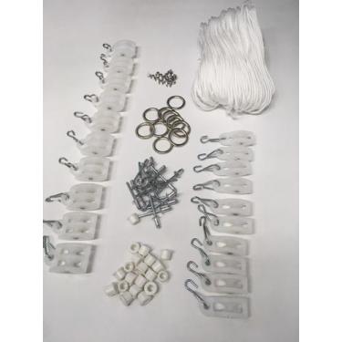 Imagem de Kit Completo Reposição Varal de teto com 47m de corda - Varalle