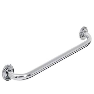 Imagem de Alça Apoio Banheiro Inox 60cm Cadeirante Idoso Deficiente Acessibilida