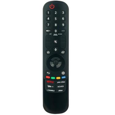 Imagem de MR23GA Controle remoto de substituição de voz aplicável para LG Smart TV 65UR8000AUA 43UR9000PUA OLED77B3PUA 65QNED75URA 43QNED75URA OLED83C3PUA 55UR9000PUA 50QNED75URA OLED88Z2PUA OLED777PUA Z2PUA OO