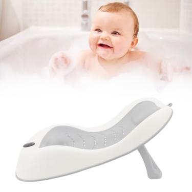 Imagem de Suporte para Banho de bebê, Banheira para Recém-nascidos, Suporte para Banheira para Bebês, Banheira para Recém-nascidos Com Termômetro, Pia Macia, Antiderrapante, Portátil,