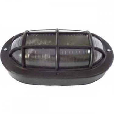 Imagem de Luminaria Tartaruga Pvc Ilumi Oval Preta 1611, Preto