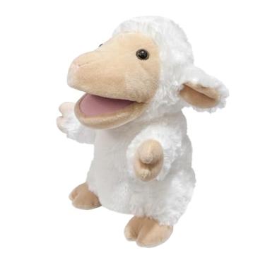Imagem de Fantoches de mão de animais de pelúcia, fantoches de mão de animais de pelúcia,Fantoches de animais de pelúcia macios de 9,84 polegadas - Fantoches animais macios da educação inicial para a dramatizaç