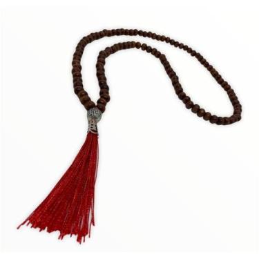 Imagem de Japamala Zen Budista Hooponopono 15 Cm 108 Contas Em Madeira - Lua Mís