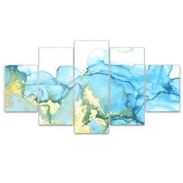 Imagem de Quadro Decorativo em Mosaico MDF Mármore 20 115x60cm - Império da Impr