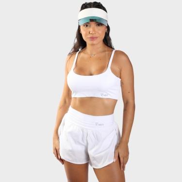 Imagem de Conjunto Feminino Academia Top + Short Duplo Box Treino-Feminino