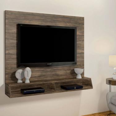 Imagem de Painel de Parede Rack para TV com Nicho Quarto Sala