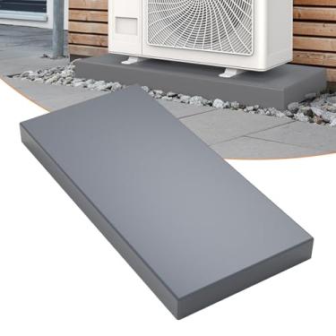 Imagem de LBG Products Mini almofada dividida, almofada de equipamento 96,5 cm x 45,7 cm x 7,6 cm para sistemas de bomba de calor de ar condicionado dividido, almofada de aterramento de plástico para unidades