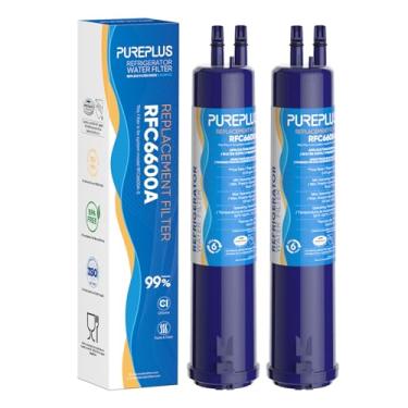Imagem de PUREPLUS Filtro de água de refrigerador de substituição 9083, compatível com EDR3RXD1, 4396841, 4396710, filtro 3, 46-9083,46-9030, 9030, 9083 filtro de água do refrigerador, pacote com 2