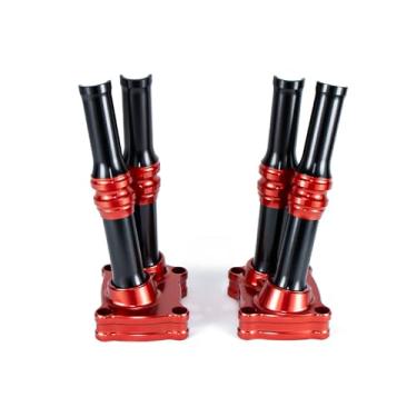 Imagem de Capa de elevação de haste para Harley Twin Cam Street Glide Road King Electra Glide Tri Ultra Dyna Fit Street Bob Softail Fatboy 99-17 (Touring 17-23 Softail 18-23)