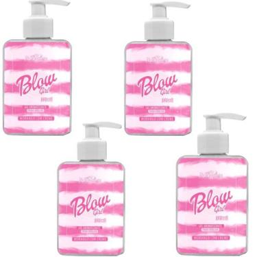 Imagem de 4 Cremes BLOW GIRL Gel Beijável Morango Pélvico Virilha 320ml - Hot Fl