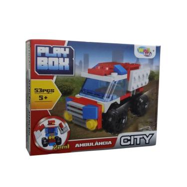 Imagem de Blocos De Montar City Ambulância 2 Em 1