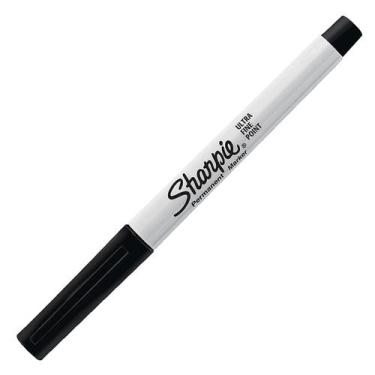 Imagem de Caneta Permanente Sharpie Ponta Ultra Fina 0,5mm Preta - Shapie, Preto