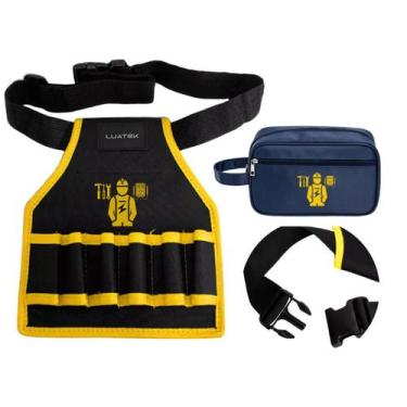 Imagem de Bolsa Cinto Porta Ferramentas Cartucheira Resistente 6Bolsos - Mormino