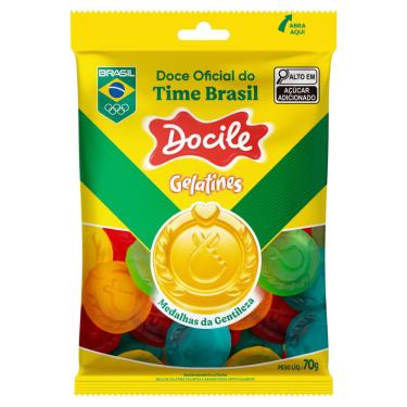 Imagem de GELATINES MEDALHA COB 70G DOCILE