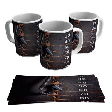 Imagem de Caneca Crossfit Aparelho Musculação Academia 325ml