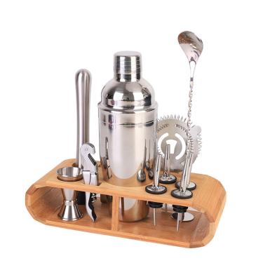 Imagem de Kit Bar 12 Peças Inox Coqueteleira 550ml Barman Caipirinha - GT6060 Lorben