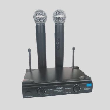 Imagem de Microfones Sem Fio Duplo hifi Dinâmico uhf Profissional