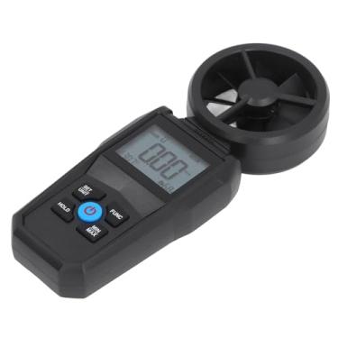 Imagem de Medidor de Velocidade do Vento, Anemômetro Digital Medidor de Velocidade do de Alta Precisão Com Display LCD Medição de Temperatura e Umidade para Vento, Termômetros Digitais