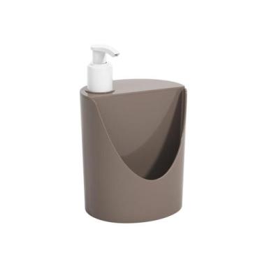 Imagem de Dispenser Romeu e Julieta Basic 600 ml Warm Gray - Coza - Brinox