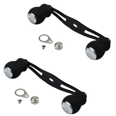 Imagem de Bntyok 2 peças de alça de molinete de pesca, carretel de pesca de substituição para balancim com alça de EVA para molinete Abu Garcia Daiwa Baitcasting