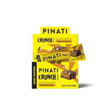 Imagem de PINATI Barra de proteina Crunch Whey Doce de Leite - 12g de proteina - 12 unidades