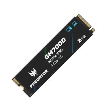 Imagem de SSD 2 TB GM7000 Predator M.2 BL.9BWWR.106 Cache DRAM NVMe 1.4 2280 4 PCIe 4ª geração, velocidade ultra-alta (leitura máx.: 7.400 MB/s, gravação máx.: 6.700MB/s) SSD interno NAND TLC 3D para PS5 Pro