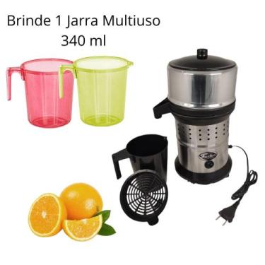 Imagem de Espremedor Extrator de Suco Laranja Industrial Inox 500w Bivolt 1 LITR