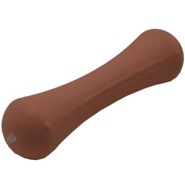 Imagem de BTBAI Conjunto de halteres femininos - Pesos de mão de neoprene em forma de nascido para mulheres e homens - Ideal para academia em casa, fitness, musculação, pilates, 1 kg, 1 kg, haltere, cor rosa