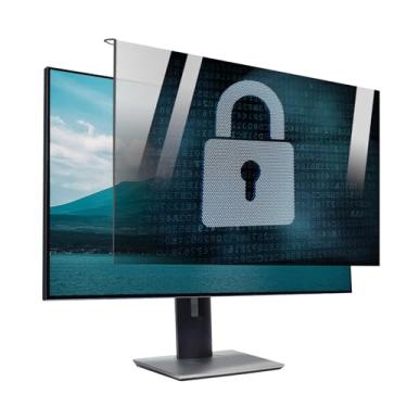 Imagem de HXLXWUSC Película de privacidade para monitor, filtro de privacidade de tela de computador suspenso, protetor de tela antiespião removível, 18-32 polegadas, adequado para escritório (18/20 polegadas