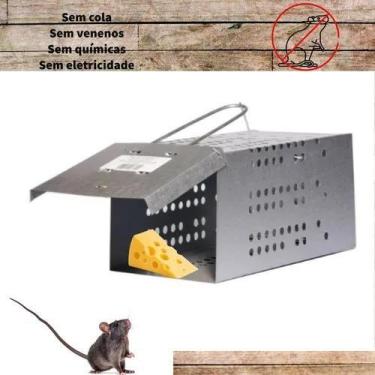 Imagem de Armadilha Transparente Para Ratos , Coletor Vivo , Gaiola Reutilizável