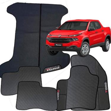 Imagem de Kit Jogo Tapete Toro 2016 a 2023 4 Peças + Tapete caçamba Emborrachado